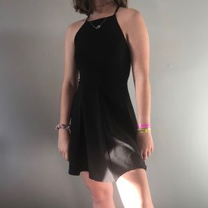 little black dress halter